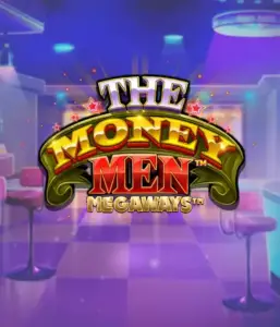 Immerse yourself the dynamic world of The Money Men Megaways game by Pragmatic Play, featuring a striking logo with sparkling stars on a lavish background. This graphic portrays the energy and allure of high-stakes gambling with its stunning design and colorful ambiance. Perfect for slot game lovers craving high-energy gaming. 